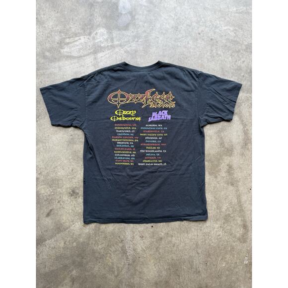 Vintage Ozzfest 2005 Devil Band Tee Tour Shirt Ozzy Osbourne Heavy Metal Rock XL - Picture 2 of 11